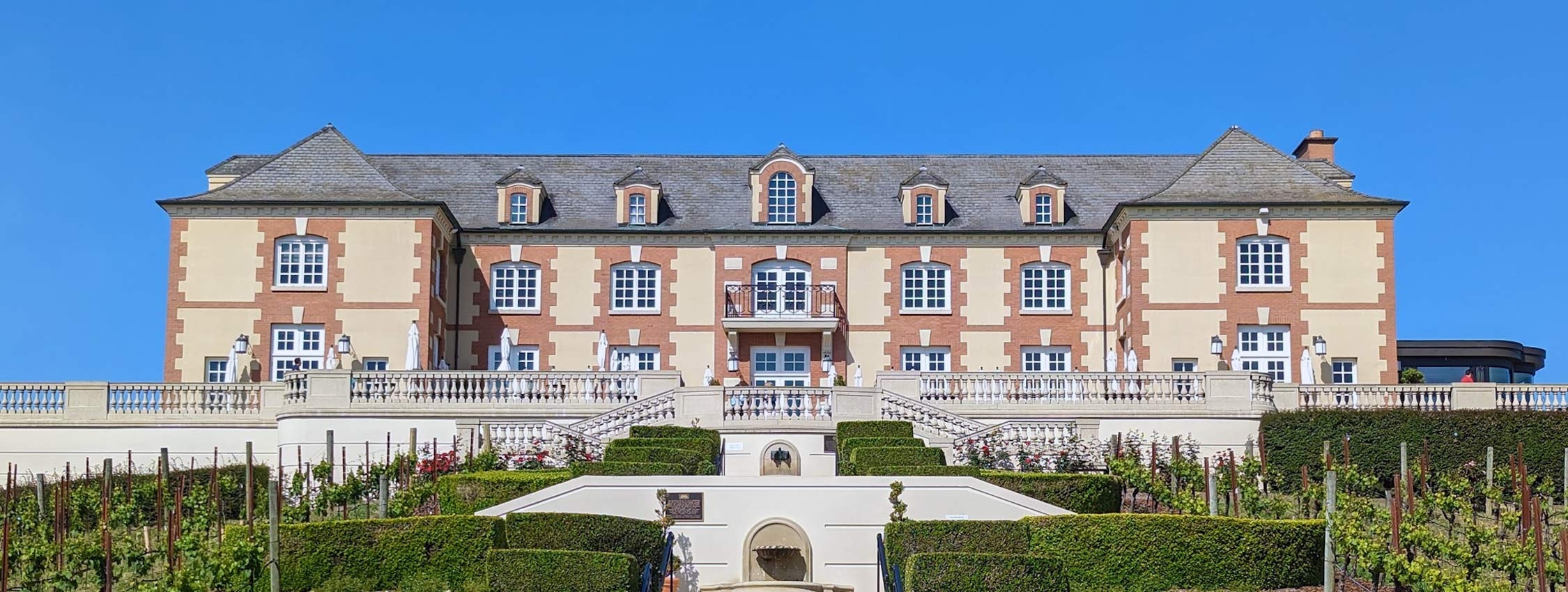Domaine Carneros chateau winery in Napa